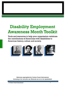 Disability Awareness Month Toolkit Title Page