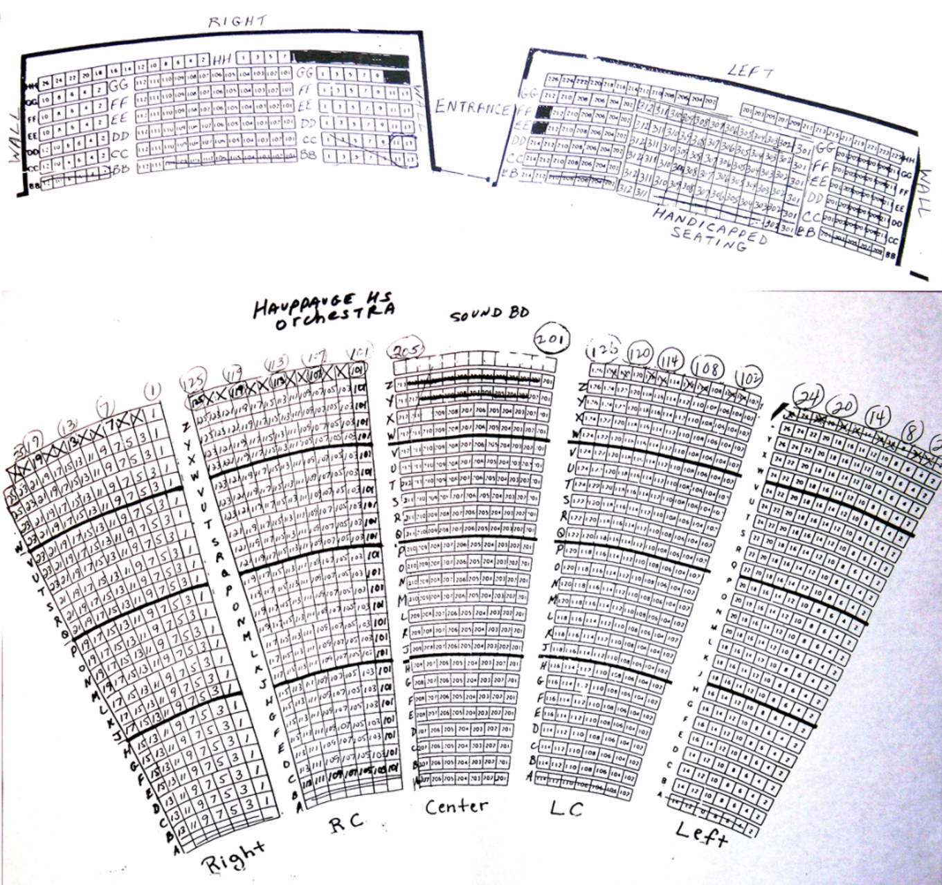 The Amp At Log Still Seating Chart With Seat Numbers