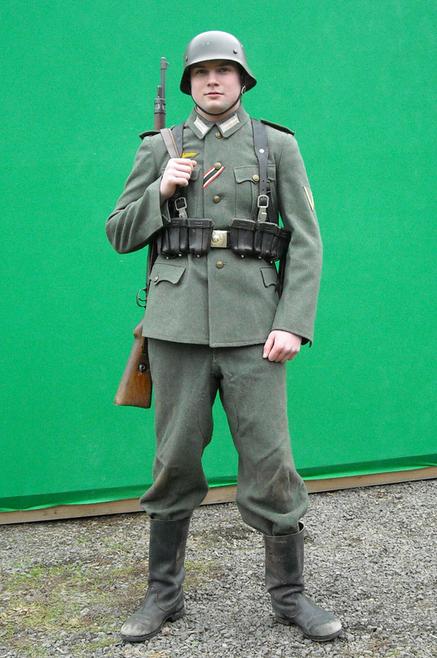German WW2 Marine Artillery gefeiter Soldier