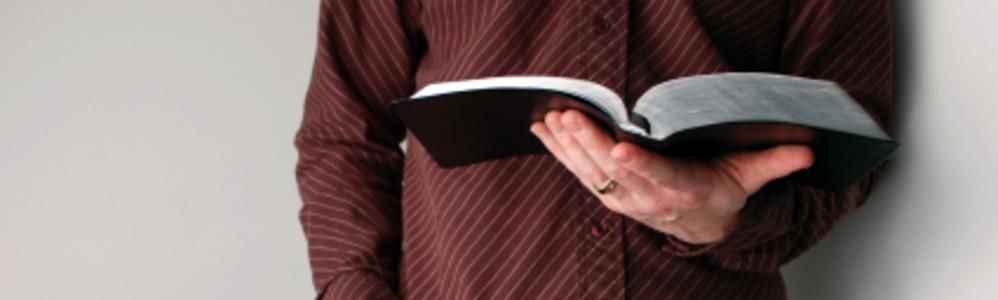 man with bible image