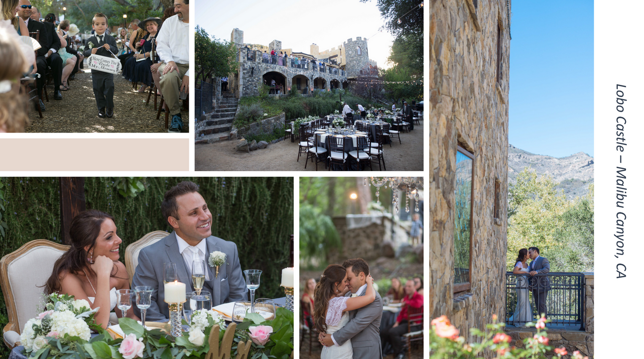 Lobo Castle Wedding Malibu Canyon California