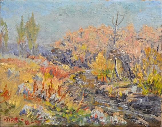 Sold at Auction: Melville Thomas Wire, MELVILLE WIRE OIL ON CANVAS