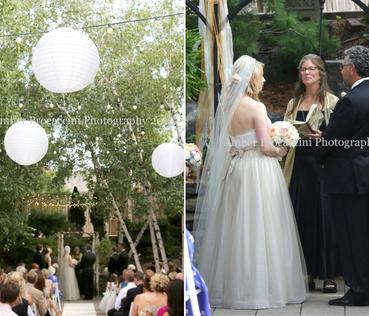 Beautiful Outdoor Wedding Ceremony at The Van Dusen Mansion in Minneapolis Minnesota