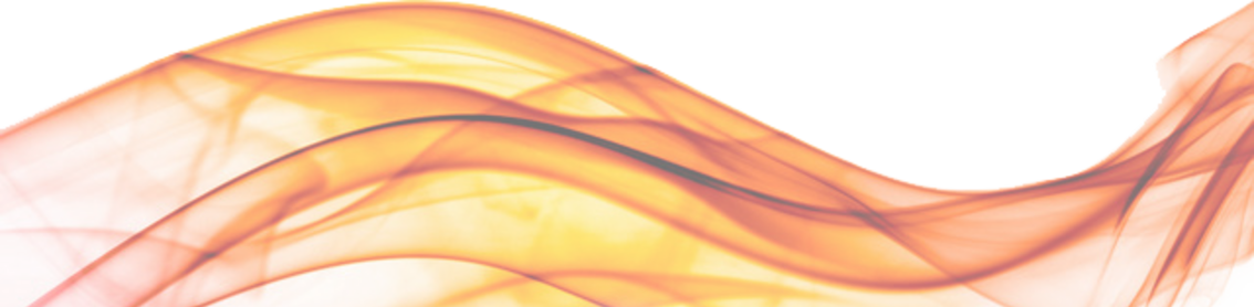 Abstract image of orange yellow swirled vapor streams