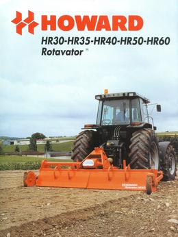 Howard Rotavator Models HR30-HR35-HR40-HR50-HR60 Brochure