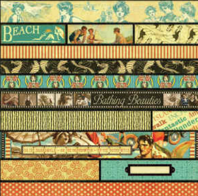 Graphic 45 - Vintage Hollywood Collection - 12x12 Patterns & Solids Paper  Pad