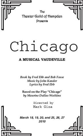 The Theatre Guild of Hampden Presents Chicago