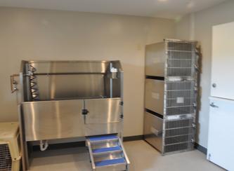 Grooming room of Cincinnati Hills Animal Clinic Montgomery Road location