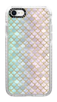 pretty mermaid scales phone case