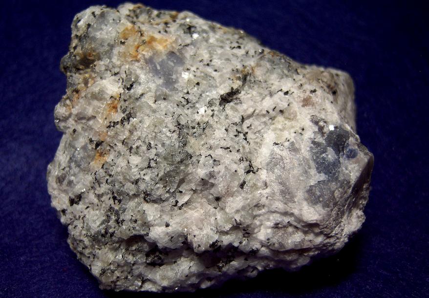 fluorescent SCAPOLITE and PLAGIOCLASE Albite-Anorthite, BIOTITE mica, CORUNDUM Sapphire - York River area, Dungannon Township, Hastings Co., Ontario, Canada