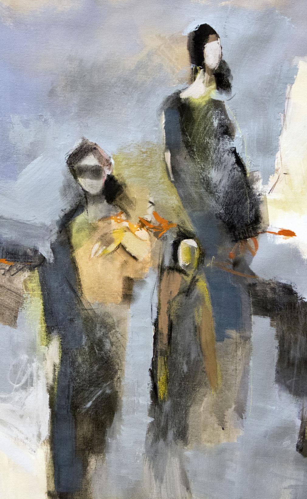 Jila Kamyab (b. 1957) is a contemporary Iranian painter, ceramist and art professor, who is well known for her semi-abstract landscape painting.