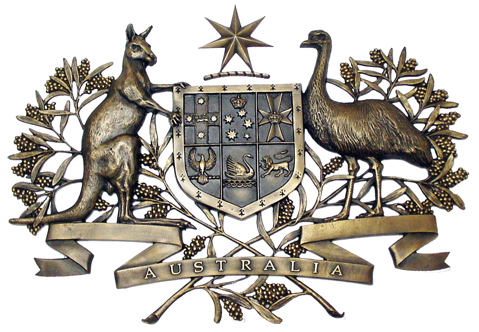 животное на гербе австралии