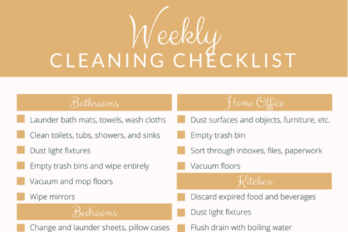 Ultimate Cleaning Checklist in Las Vegas NV MGM Household Services