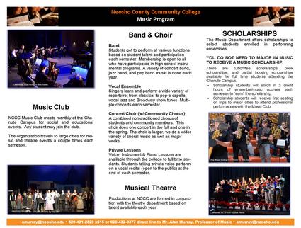Music Department Brochure
