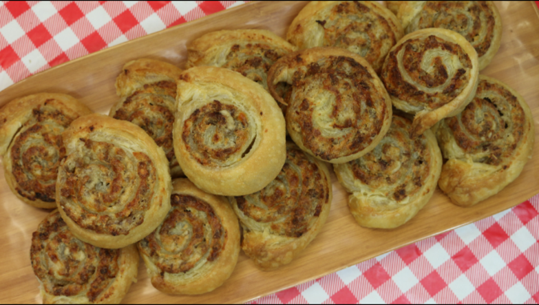 Puff Pastry & Sausage Pinwheels Recipe, Noreen's Kitchen