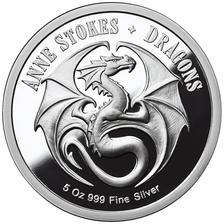 ANNE STOKES DRAGONS SILVER COINS