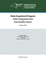 East Hampton Airport, Citizen Participation Plan