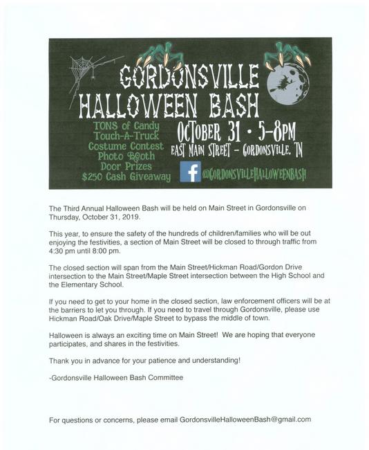 Gordonsville, Tennessee (Official site)