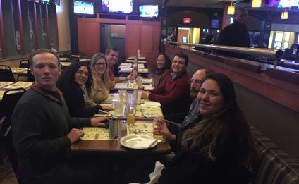 PAPCA members hanging out at one of our monthly dinners