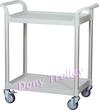 2 tier medical cart hospital trolley manufacturer Taiwan