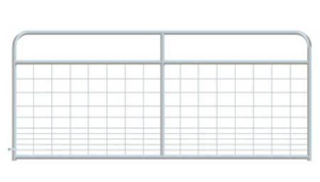 Mesh Galvanized Gate Hog Wire, Round or Square Corner