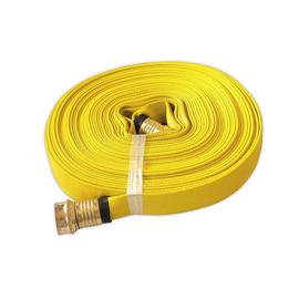 Lay Flat 3/4" x 50' Forestry Garden Hose GHT Couplings YELLOW, RVs, boats cabins