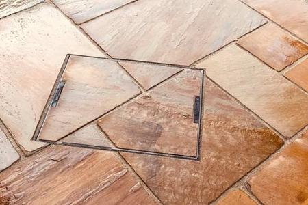 paving in Frome, Somerset