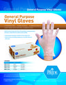 MedPride Powder Free General Purpose ​Vinyl Stretch Gloves