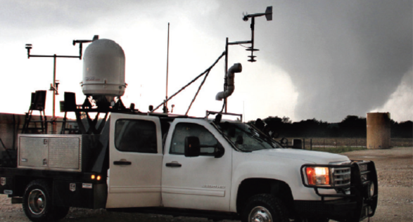Mobile radar on truck field research