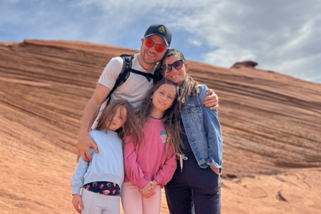 Family in St. George Utah