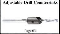 Adjustable Drill Countersinks