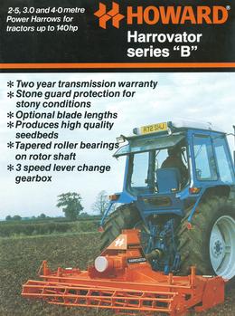 Howard Harrovator Series "B" Brochure