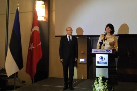Estonia, Turkey, Ankara, Ambassador Marin Mottus, Mehmet Şimşek