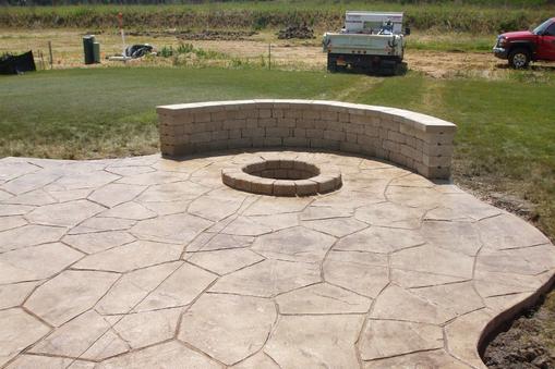 Excellent Stamped Concrete Patio Contractor and Pricing in Firth NE| Lincoln Handyman Services