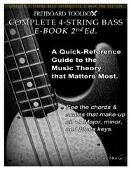Complete 4-String Bass Interactive E-Book Fretboard Toolbox
