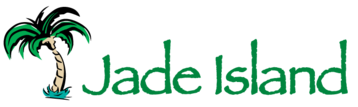 Jade Island Text Logo