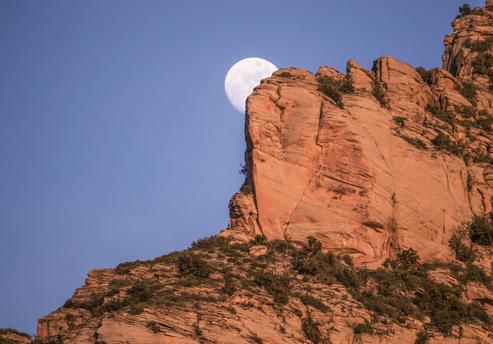 Moonrise, Sedona, AZ, USA