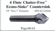 4 Flute Chatter-Free Econo-Sink Countersink