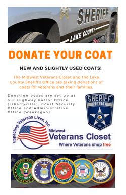 #LakeCountyILSheriffOffice #Sheriff #LakeCounty #CoatDrive #Veterans