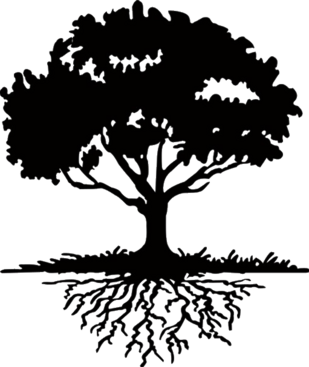 office cleaning clipart black and white tree