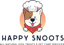Logo of happy snoots dog treats