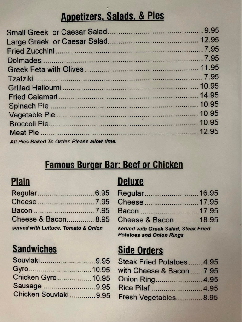 Lucky boy store menu