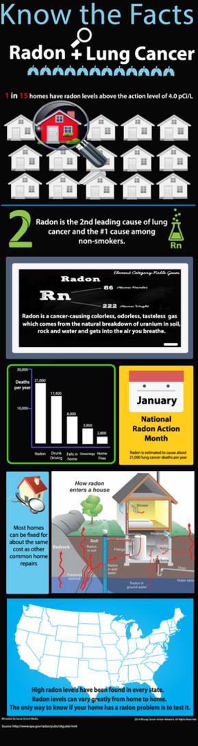 PRO-LAB Radon Gas Test Kit - Easy to Use, Reliable Results in 48 Hours -  Includes 2 Detectors - Clear Finish - Protect Your Home from Radon Gas