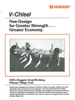 Howard V-Chisel Brochure