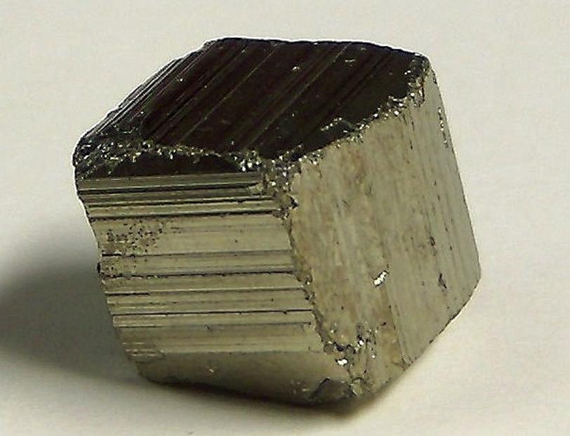 golden PYRITE crystal - Huanzala Mine, Huallanca District, Bolognesi Province, Ancash Department, Peru - for sale
