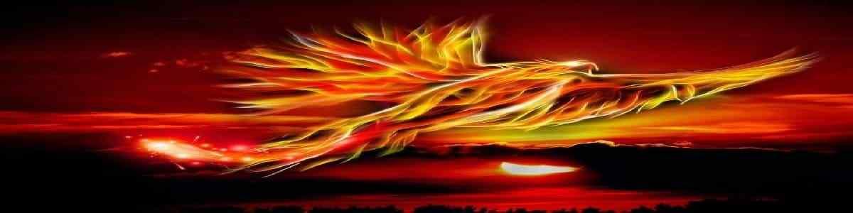 A Phoenix soars through the sky and symbolizes the magic used to satisfy your "must-have" needs, wants, and wishes with fire spells.