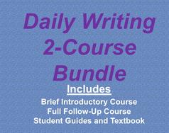 Two Courses in Daily Writing, introductory and follow-up daily writing course