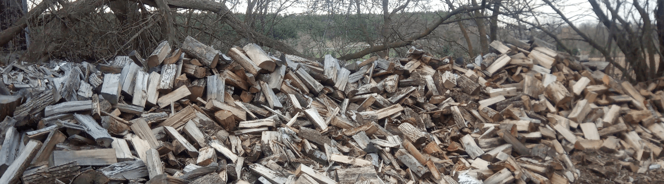 Firewood pile