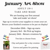 January Art Show Event
