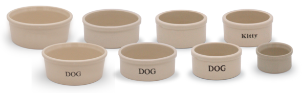 Ohio Stoneware 9 Dog Feeder Crock